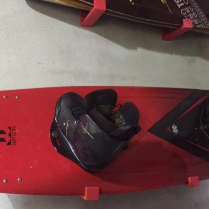 Board Wall Mount: Wakeboard, Kiteboard, Wakestake, Wakesurf, skate, Snowboard