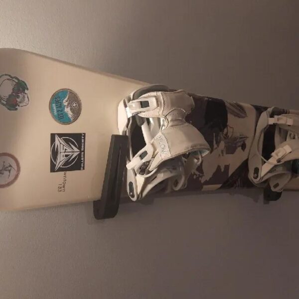 Snowboard wall holder