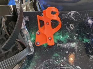 Snowboard bottle cage adapter